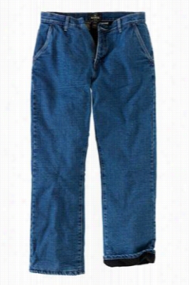Rehead Thinsulate Lined 4-pocket Denim Jeans For Men - Stonweash - 32x34