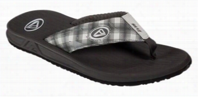 Reef Phantomprints Thong Sandals For Men? - White Plaid 14 - 9m