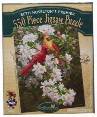 Reflective Art 550-piece Jigsaw Puzzle - Spring Romaance By Beth Hoselton