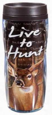 Reflective Art Dwell O Hunt Travel Mug