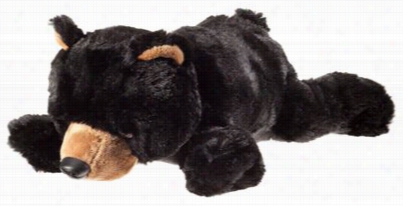 Stuffed Floppy Black Bear