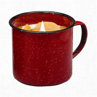 Swancreek Candle Company Vintagd Enamelware Mug Candles - Pumpkin/vamilla