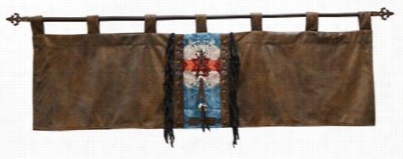 Turquoise Chamarro Collection Tab Dr Apes And Valance - Valance