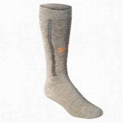 Under Armour Coldgear Outdoor Boot Socks For Men - Olive - M
