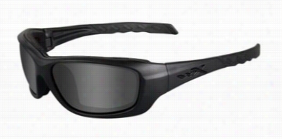 Wiley X Eyewear Climate Control Series Blacko Ps Sunglassees - Gravoty - Matte Black/grey