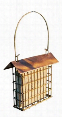 Woodlink Bird Feeder - Coppertop Hangging Suet Cage