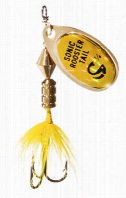 Worden's Sonic Rooster Limitation Lure - 1/8 Oz. - Yellow Mylar