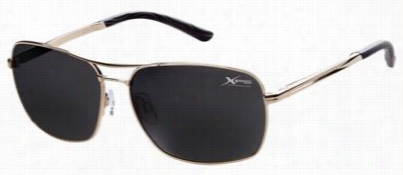 Xps By Fishermane Yewear Chinook Polarized Sunglasses - Shiny Gold/green