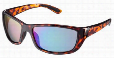 Angler  Eyes 8 Polarized Sunglasses - Brown/smoke Green Mirror