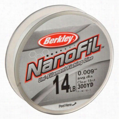 Berkley Nanofil Uni-filament Fishing Line - Clear Mist - 4 Lb. - 150 Yds.