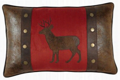 Bob Timberlake Hearthside Buck Oblong Throw Pillow