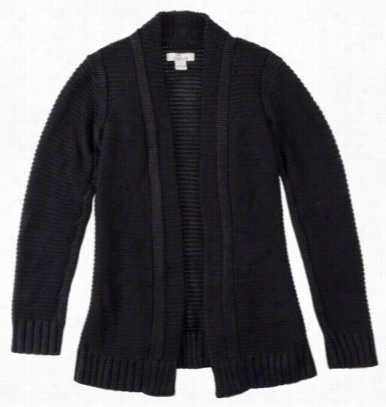 Bob Timberlake Open Front Cardigan For Ladjes - Dismal - L