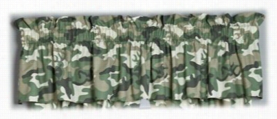 Browning Buckmark Green Camo Valance