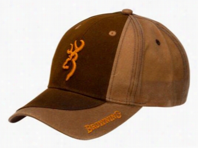 Browning Two-tone Wax Cap For Men - Brown