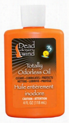 Dead Down Wind Totall Y Odorless Oil - Firearms/bows/reels - 4 Oz.