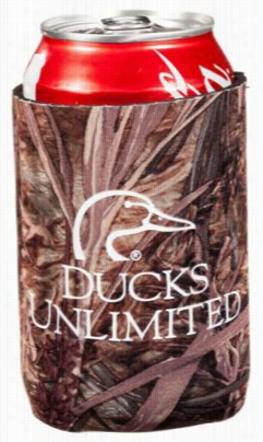 Duvks Unlimited Can Cooler - Realtree Max-5 - 12 Oz.