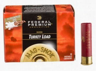 Treaty Premium Mag-shok Turkey Load Shotshells With Flitecontrol - 12 Gauge - #4 Shot-  3'