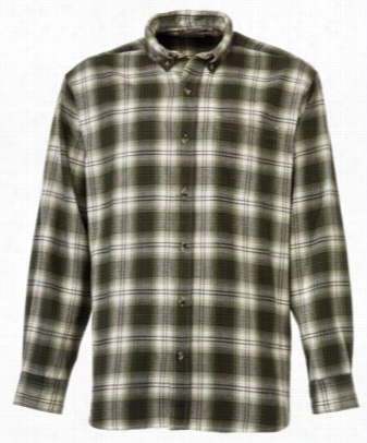 Hbobs Creek Flannel Shirt For Men - Green Ombre - S