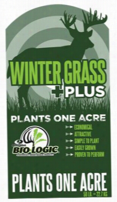 Mossy Oak Biologic Winter Grass Plus Food Plot Seed Mix - 1 Acre