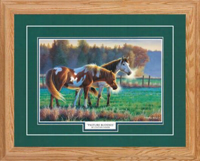 Northern Promotions Framed Art - Pasutre Buddies By Cynthie Fisherman