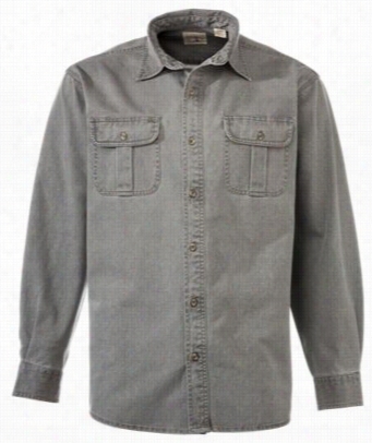 Redhead Meadowlands Twill Shirt For Men - Long Sleeve - Charcoal - M