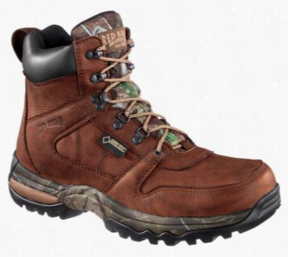 Redhead Tracker 6' Leather Gore_tex Hunting Boots For Men - Brown/truetimbber Htc- 10 W