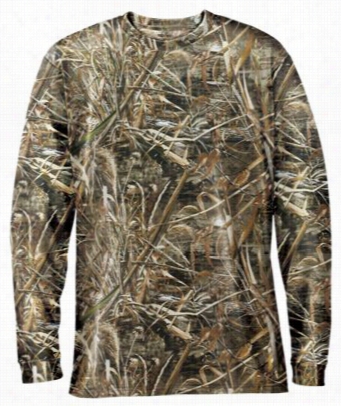 Redhead Faithful Fit Camo Long Sleeve T-shirts Fr Men - Realtree Max-5 - L