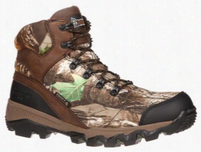Rocky Adaptagrip 6' Waterproof Huunting Boots For Men - Brown/realtree Xtra - 10 M