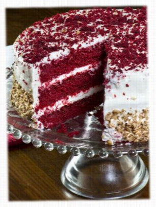 Savannah's Candy Kitchn Red Velvet Layer 8' Cake