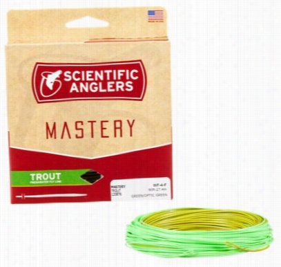 Scientific Anglers Masterh Trout Fly Line - Optic Green/green - 90' - Ine Weight 2