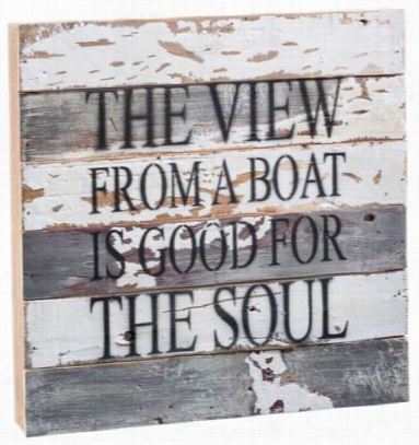 Sweet Bird & C. Wooden Sign - View From A Boat