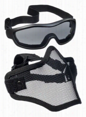 Swiss Armsairsoft Mask And Goggles Kit