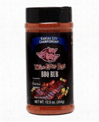 Three Little Pigs Kansas City Championship Bbq Seasoning - 6.5 Oz