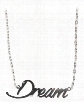 Amanda Blu Dream Stainless Steel Word Necklace