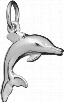 Sterling Silver Dolphin Pendant