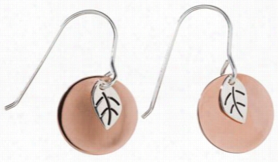 Tigsr Mountain Jewelry C Pper Leaf Earrings