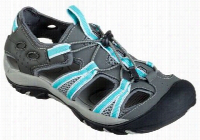 World Wide Sportsman Oasis Iii Water Shoes For Ladies - Ggrey/turquoise - 8