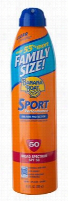 Bananna Boat Ultramist Sport Performance Sunscreen - Continuois Spray - 9.5 Oz. - Spf50