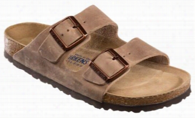 Birkenstock Aizona Soft Footbed Leather Sandals For Ladies - 37 Narrow B