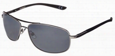 Body Glove Maui Polarize D Sunglasses - Shiny Dark Gun/smoke