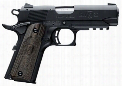 Browning 1911-22 Compact Black Label Laminate Semi-auto Pistol With Rail - Black - .22 Long Seize