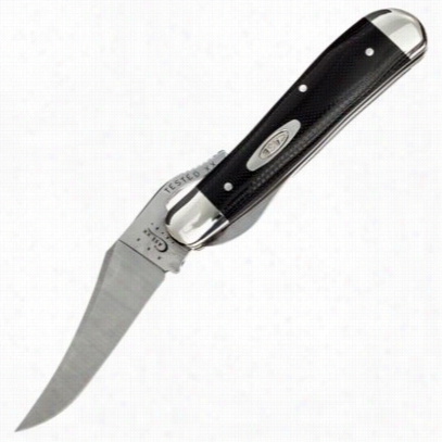 Case Black G10 Russlock Lockback Folding Knife
