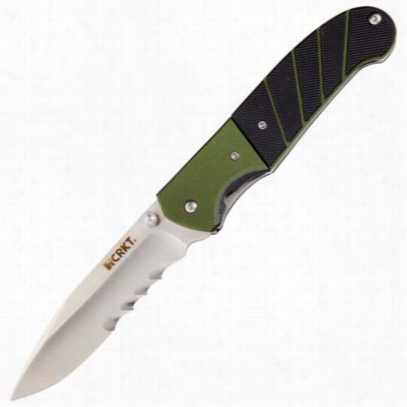 Crkt Assisted Oppen Comb Edge Knife