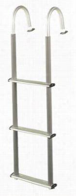 Drifter Marine Stainless Steel 3-setp Deck Mount Pontoon Ladder