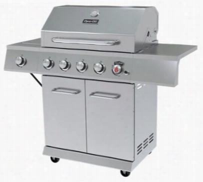 Dyna-glo 4 Burner Propane Grill Iwth Sear Station And Side Brner