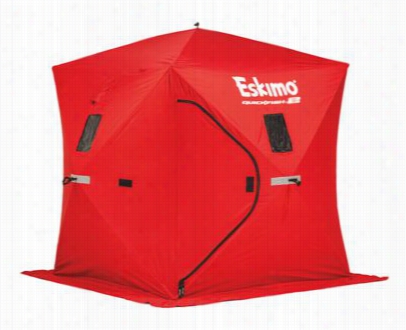 Eskimo Quickfosh 2 Ice Shelter - Red/black