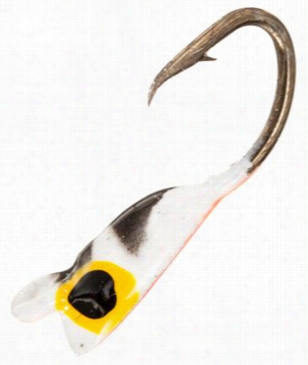 Extreme Ice Arctic Angler Hockey Puck Jig - #12 - Black Strpe/orange Belly