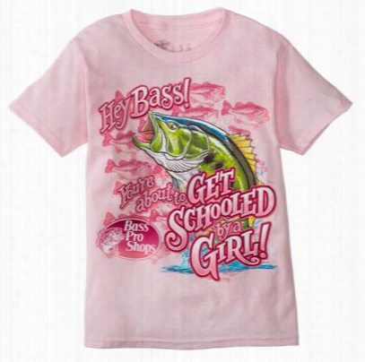 Get Schooled T-shirt For  Toddlers Or Girls - Liight Pink - Xs