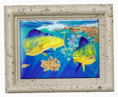 Guy Harvey Ceramic Tile Art - Beraking Away