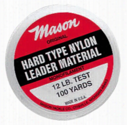 Mason Hard Mono Fishing Line - 100-yard Spools - 12 Lb.